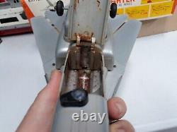 NOMURA GRUMMAN F111A JET FIGHTER TIN Japan Battery operated WORKS VIDEO