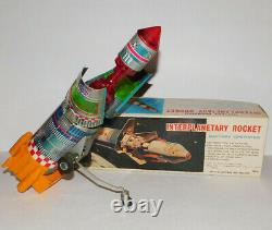 Near Mint Mego Interplanetary Battery Operated Rocket With Box Made In Japan