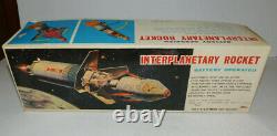 Near Mint Mego Interplanetary Battery Operated Rocket With Box Made In Japan