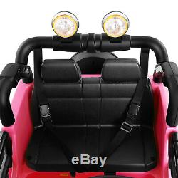New 12V Electric Battery Kids Ride on Car Toys 3 Speeds with Remote Control Pink