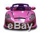 New Pink Ride-On Battery Powered Kids RC Ride On Toy Car with Parental Remote MP3