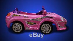 New Pink Ride-On Battery Powered Kids RC Ride On Toy Car with Parental Remote MP3