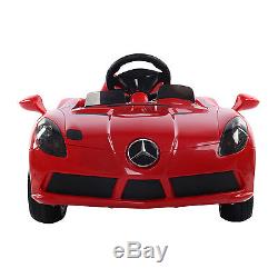 New Red Mercedes Benz 12V Kids Ride On Toy Car Electric RC Remote Control MP3