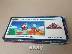 Nintendo Game & Watch Crystal Screen Super Mario Bros Boxed Rare Retro and LCD