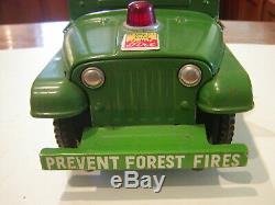 Nomura Battery Operated Smokey Bear Jeep Mystery Action Bump and Go Works