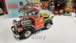 Nomura Johns Farm Truck Battery Operated Working Tin Litho Japan