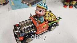 Nomura Johns Farm Truck Battery Operated Working Tin Litho Japan