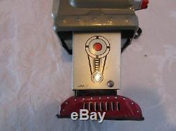 Nomura Original Japan Tin Toy Battery Operated Radar Robot 9TALL 1960s Vintage