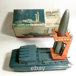 OLD Bandai Moon Mobile Rocket Launcher Excluve Toy Battery Operated 1960s C1