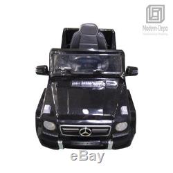 Official Licensed Mercedes Benz AMG G63 Kids Ride On Car Black Baby Car Toy