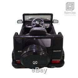 Official Licensed Mercedes Benz AMG G63 Kids Ride On Car Black Baby Car Toy