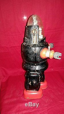 Old vintage rare original 1950 s Japanese battery operated Robby Robot