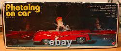Original Photoing On Car with Box China Tin Battery Operated Toy