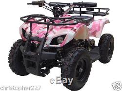 Outdoor Kids Pink Electric Battery 24 V Mini Quad ATV Dirt Motor Bike Sonora V4