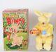 Picnic Bunny N Original Box Battery Op Excellent Cond Tested Works Made In Japan
