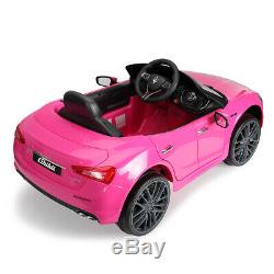 Pink 12V Maserati Ghibli Kids Gif Ride On Electric Toy Car with Remote Control