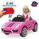 Pink 6v Kids Ride On Car Withmp3 Electric Battery Power 2 Motor Remote Control