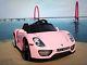 Porsche Style 12v Kids Ride On Car Electric Power Wheels Remote Control Pink