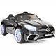 Power 12v Electric Mercedes Ride On Car Remote Control Music Touch Screen Black
