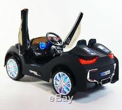 Power Kids Ride On Car Bmw I8 Style Remote Control Battery Operated Electric 12v
