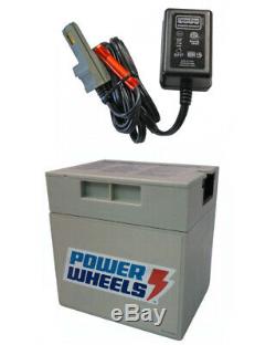 Power Wheels 12V Gray Battery Combo Set with 00801-0638 & 12 Volt Probe Charger
