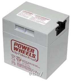 Power Wheels 12 Volt Gray Battery & Quick Charger Combo 12V # 00801-0638