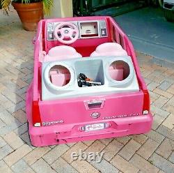 Power Wheels Barbie Pink Cadillac with 12 V Battery