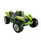 Power Wheels Dune Racer 12-v Extreme Ride On Vehicle Green Battery Operated