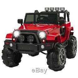 Power Wheels For Boy Jeep Electric Car Kids Ride On Toys Outdoor 12V RC Ride-On