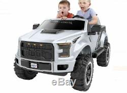 Power Wheels Kids Ride on Toy Ford F-150 Raptor Battery Powered Electric Car 12V