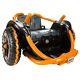 Power Wheels Wild Thing Battery Powered 12v Spinning Ride On Vehicle, Orange