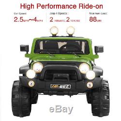 Powered 12V Kids Ride on Toys Jeep Car Electric Battery Remote Control 4 Speed
