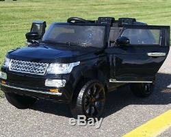 RANGE ROVER, ROV SC6628 Electric Ride On Car Toy For Kids, Black