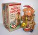 Rare 1950's Battery Operated Busy Monkey Bandsman A. K. A. Saxophone Monkey Mint