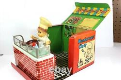 RARE 1950's Hamburger Chef Battery Operated G. B. C. Toy Original Box as Cafe