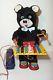 Rare 1950's Linemar Battery Operated Walking Bear With Xylophone Toy Japan Mint
