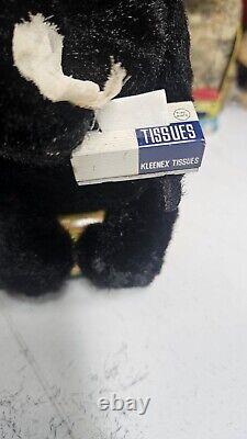 RARE 1950s Linemar Japan Battery Operated Kleenex Sneezing Bear Toy in Box