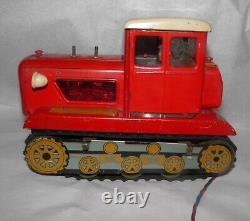 RARE 1960s China East is Red BATTERY OPERATED TIN LITHO TOY TRACTOR ME 701