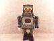 Rare Alps Japan Television Space Man Battery Operated Tin Toy Robot Tv