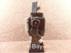 RARE Alps Japan Television Space Man Battery Operated Tin Toy Robot Tv