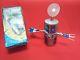 Rare Spce Refuel Station Battery Operated Tin Toy Japan Work Great