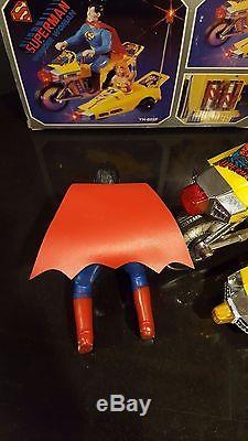 RARE Superman Wonder Woman Motorcycle with box Super Friends Justice League