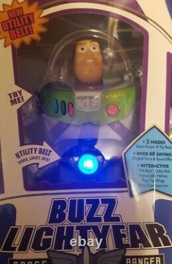RARE Thinkway Toy Story Collection Utility Belt Buzz Lightyear, discontinued