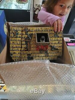 RARE VINTAGE 1960'S MARX HOOTIN' HOLLOW HAUNTED HOUSE BATTERY OP. TOY WithBOX