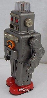 Rare Vintage Linemar Smoking Space Man Robot Japan Battery Operated Toy Tested