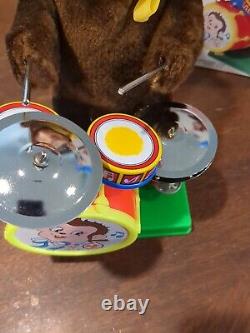 RARE Vintage NOS Cha Cha Drummer Monkey Automat Battery Operated Taiwan
