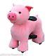 Rechargeable Motorized Ride On Toys (mini-pink Pig) Kids 3-10 Yrs Giddy Up Rides