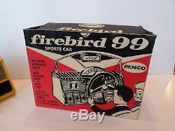 REMCO FIREBIRD 99 SPORTS CAR DRIVING TOY DASHBOARD BATTERY OPERATED WithBOX WithKEY