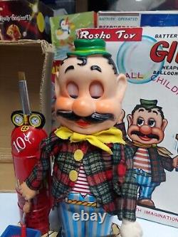 ROSKO BATTERY OPERATED GINO BALLOON BLOWER 1950s JAPAN