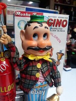 ROSKO BATTERY OPERATED GINO BALLOON BLOWER 1950s JAPAN